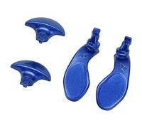 Boutons Arrière en Métal, Installation Facile 4 Palettes Arrière en Métal Finement Usinées pour Accessoires de Contrôleur de Jeu (Bleu)