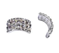 Boutons artisanaux en strass et perles cristal, 10x20MM, for fleur, bouton rond, embellissement de mariage, bijoux Pour Robes(Color 3,1pc)