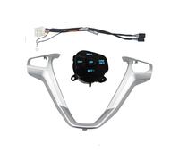 Boutons Au Volant Pour Ford MK7 MK8 EcoSport Pour Focus Pour Carnival Bouton De Volant Multifonction Régulateur De Vitesse Régulateur Vitesse(Blue backlight)