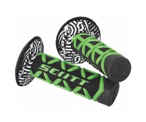 boutons + beignet motocross enduro Scott Diamond vert/noir