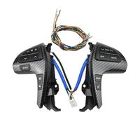 Boutons Bluetooth Pour Roue De Téléphone, Bouton Commande Audio, Interrupteur Avec Fil, Pour Toyota Pour HILUX 2011 - 2015 Bouton de Commande Multifonction du Volant(Carbonfibre Switch)