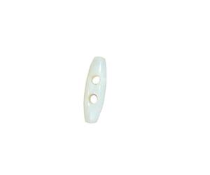 Boutons, Boutons, 10 pièces 30-50MM forme ovale résine deux yeux bouton boutons à bascule couture artisanat bricolage accessoire manteau cape veste pull bouton-bleu-31X10MM(White,31X10MM)