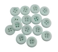 Boutons, Boutons 30 pièces Multicolores 18 mm Boutons Ronds en résine décoratifs Scrapbooking Bottoes Tailleur vêtement Couture Accessoire Boutons de Couture (03 Rouge)(12 Mint)