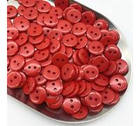 Boutons, Boutons 50 pièces 11,5 mm Couleurs Bouton de Pain à Double œil Rond Boutons de Couture en résine Bricolage Scrapbooking Boutons de Couture Multicolores (02)(2)