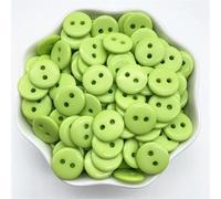 Boutons, Boutons 50 pièces 11,5 mm Couleurs Bouton de Pain à Double œil Rond Boutons de Couture en résine Bricolage Scrapbooking Boutons de Couture Multicolores (08)(6)