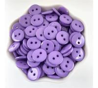 Boutons, Boutons 50 pièces 11,5 mm Couleurs Bouton de Pain à Double œil Rond Boutons de Couture en résine Bricolage Scrapbooking Boutons de Couture Multicolores (08)(5)