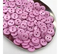 Boutons, Boutons 50 pièces 11,5 mm Couleurs Bouton de Pain à Double œil Rond Boutons de Couture en résine Bricolage Scrapbooking Boutons de Couture Multicolores (02)(15)