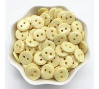 Boutons, Boutons 50 pièces 11,5 mm Couleurs Bouton de Pain à Double œil Rond Boutons de Couture en résine Bricolage Scrapbooking Boutons de Couture Multicolores (08)(9)