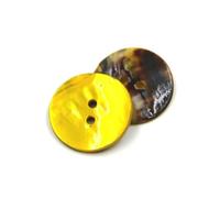 Boutons Boutons à coque colorés, 50 pièces, boutons décoratifs for vêtements, Artware for, accessoires de couture(Light yellow,12.5MM)