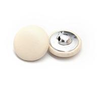 Boutons Boutons recouverts de cuir avec tige, 11/15/20/25/30mm, 10 pièces, for vêtements, manteau, coupe-vent, canapé, boutons souples, décorations colorées DIY(Beige,28mm 10pcs)