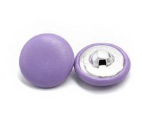 Boutons Boutons recouverts de cuir avec tige, 11/15/20/25/30mm, 10 pièces, for vêtements, manteau, coupe-vent, canapé, boutons souples, décorations colorées DIY(Purple,11mm 10pcs)