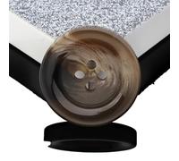 Boutons, boutons vintage en résine imitation corne noire, gros boutons for vêtements, pull, costume, manteau, bricolage, scrapbooking, accessoires de couture, boutons de couture (21,10 pièces 20 mm)(1