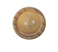 Boutons, boutons vintage en résine imitation corne noire, gros boutons for vêtements, pull, costume, manteau, bricolage, scrapbooking, accessoires de couture, boutons de couture (21,10 pièces 20 mm)(1