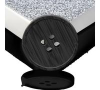 Boutons, boutons vintage en résine imitation corne noire, gros boutons for vêtements, pull, costume, manteau, bricolage, scrapbooking, accessoires de couture, boutons de couture (21,10 pièces 20 mm)(2