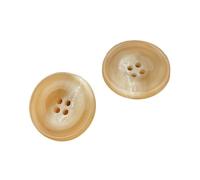 Boutons, boutons vintage en résine imitation corne noire, gros boutons for vêtements, pull, costume, manteau, bricolage, scrapbooking, accessoires de couture, boutons de couture (21,10 pièces 20 mm)(K