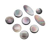 Boutons C352 de e Saxophone 9 Pièces Shell Noirs pour Alto Ténor