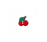 Boutons Cerises 2 trous 18mm X2 -(...) - Rouge