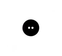 Boutons chemise 2 trous Noir 12 MM X 4 - Union Knopf