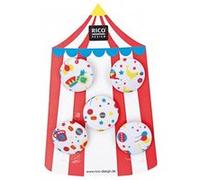 Boutons cirque rouge 2.5 cm - Rico Design(...) - Blanc Blanc G