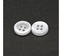 Boutons classiques en résine 9/10/11 mm 4 trous pour vêtements, uniforme, robe, chemisier, décoration