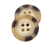 Boutons classiques en résine Imitation corne, 15/18/20/23/25mm, 10 pièces, boutons pour vêtements, accessoires de couture décoratifs, Brun, 20mm 10 pièces