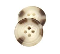Boutons classiques en résine Imitation corne, 15/18/20/23/25mm, 10 pièces, boutons pour vêtements, accessoires de couture décoratifs, Beige, 25mm 10 pièces