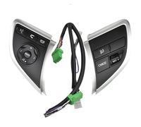 Boutons Commande Volant Compatible avec Mitsubishi pour L200 2015 Accessoires De Voiture Bouton De Commutation De Régulateur De Vitesse De Volume Audio Multifonction Au Volant
