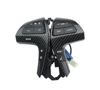 Boutons Commande Volant Compatible Avec Toyota Pour Hilux 2011 2012 2013 84250-0E200 84250-0E210 Accessoires De Commutateur De Bouton De Commande Audio De Volant De Voiture(Carbon fiber)