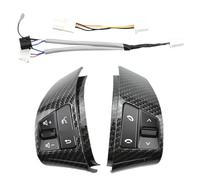 Boutons Commande Volant Interrupteur Contrôle Volume Audio Bluetooth 8 Touches Pour Hyundai Pour Elantra HD 2008-2010 Boutons Multifonctions Volant(Carbon fiber- 8keys)