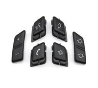 Boutons Commande Volant Pour BMW Série 3 X1 | Ensemble de couvercles ommutateur commande bouton direction multifonction(Model B 6Piece)