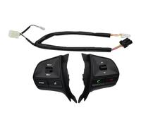 Boutons Commande Volant Pour KIA Pour RIO 2011 2012 2013 2014 Accessoires De Voiture Bouton Commande Volant Multifonctionnel(Black-no heat)