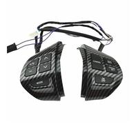 Boutons Commande Volant Pour MITSUBISHI LANCER Pour OUTLANDER ASX 2007-2011 Bouton Sonore De Volume Volant 8701A087 8602A008(Carbon Fiber)