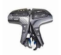 Boutons Commande Volant Pour Toyota pour Camry 84250-06180 | Bouton commande audio volant couleur argent/or UV avec Bluetooth(Carbon Fibre)