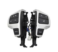 Boutons Commande Volant Pour Toyota Pour LAND Pour CRUISER 200 2008 2009 2010 2011 Boutons Bluetooth Téléphone Volant Commutateur Commande Audio(Silver)