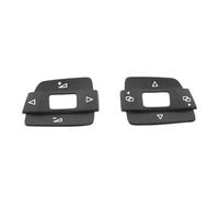 Boutons Commande Volant Pour Vw pour Golf 6 | Couvercle du capuchon du bouton de commutation de réglage du volume de direction(B 1Pair)