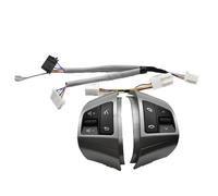 Boutons Commande Volant Télécommande Volant À 8 Touches Pour Hyundai Pour Elantra HD 2008, 2009, 2010, 2011, 96700-2H500 96700-2H510(Argent)