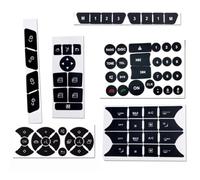 Boutons Compatible Avec A207 Pour R231 Pour 176 Pour 246 Pour X204 Autocollants Intérieurs Pour Bouton De Commutation Autocollant De Réparation Pour Bouton