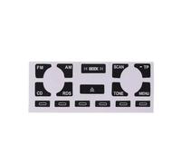 boutons Compatible Avec A4 B6 B7 A6 Pour A2 A3 8L P Autocollants Réparation Pour Boutons D'autoradio Stéréo Autocollants Boutons D'intérieur Voiture Accessoires
