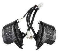 Boutons Contrôle Volant Pour Toyota Pour Corolla Pour ZRE 2007-2009 84250-02200 Commutateur Multifonctions Bluetooth Neuf Pour Volant Et Audio(Carbon - black)