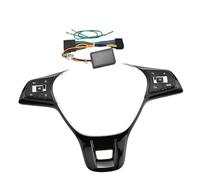 Boutons Contrôle Volant Pour VW Pour Magotan 2017 2018 2019 Bouton De Commande Multifonction Modifié Au Volant Volume Audio(Model 2-D21-RED)