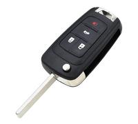 Boutons Coque Clé Compatible Avec Chevrolet Pour Camaro Pour Equinox 2010 2011 2012 2013 1 Pièces Coque De Clé De Voiture 2/3/4/5 Bouton Rabattable Coque De Clé De Voiture À Distance ( Color : 4button