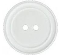 Boutons costume Uni Polyester 2 trous 20mm X 3 - Prym(...) - Blanc Blanc