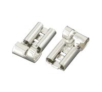 Boutons coudés série 4.8, 50 pièces, 4.8x0.5MM, 187 bornes femelles étamées