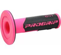 Boutons cross double densité 801 Hybrid PRO GRIP noir, rose fluorescent 0630