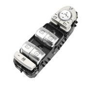 Boutons d’Interrupteur de Levage de fenêtre, pour S Class W222 S320 S350 S450 S500 S560 2014-2020 Porte Avant électrique électrique de contrôle de relevage de vitres (Modle B Noir) (Modle B Noir)