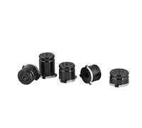 Boutons d'action, A B X Y Aluminium 9 Mm, Plug and Play, Boutons pour Manette One(Noir)
