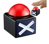 Boutons d'alarme de réponse de jeu, buzzers de jeu avec lumière et son - Buzzer de réponse de jeu pour les fêtes - Trivia Quiz Got Talent Buzzer pour femme, homme, ou amis