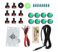 Boutons d'arcade pour une expérience de jeu ultime, l'éclairage LED des boutons d'arcade ajoute du charme à votre kit DIY, la résistance à