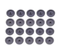 Boutons d'arrêt de ceinture de sécurité pour empêcher la boucle de ceinture de glisser vers le bas de la ceinture, gris, diamètre : 16 mm