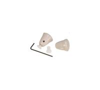 Boutons d'autoradio pour Volkswagen coccinelle (08/1961-07/1966) - paire, gris